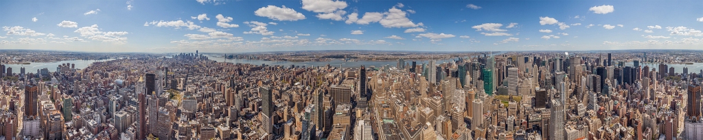 New York. Manhattan. All-round panorama