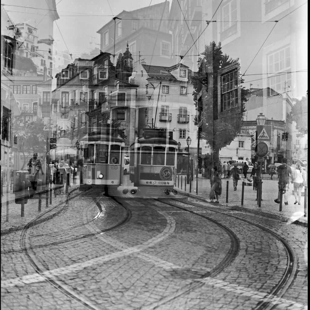 Lisbon Film multiple exposure